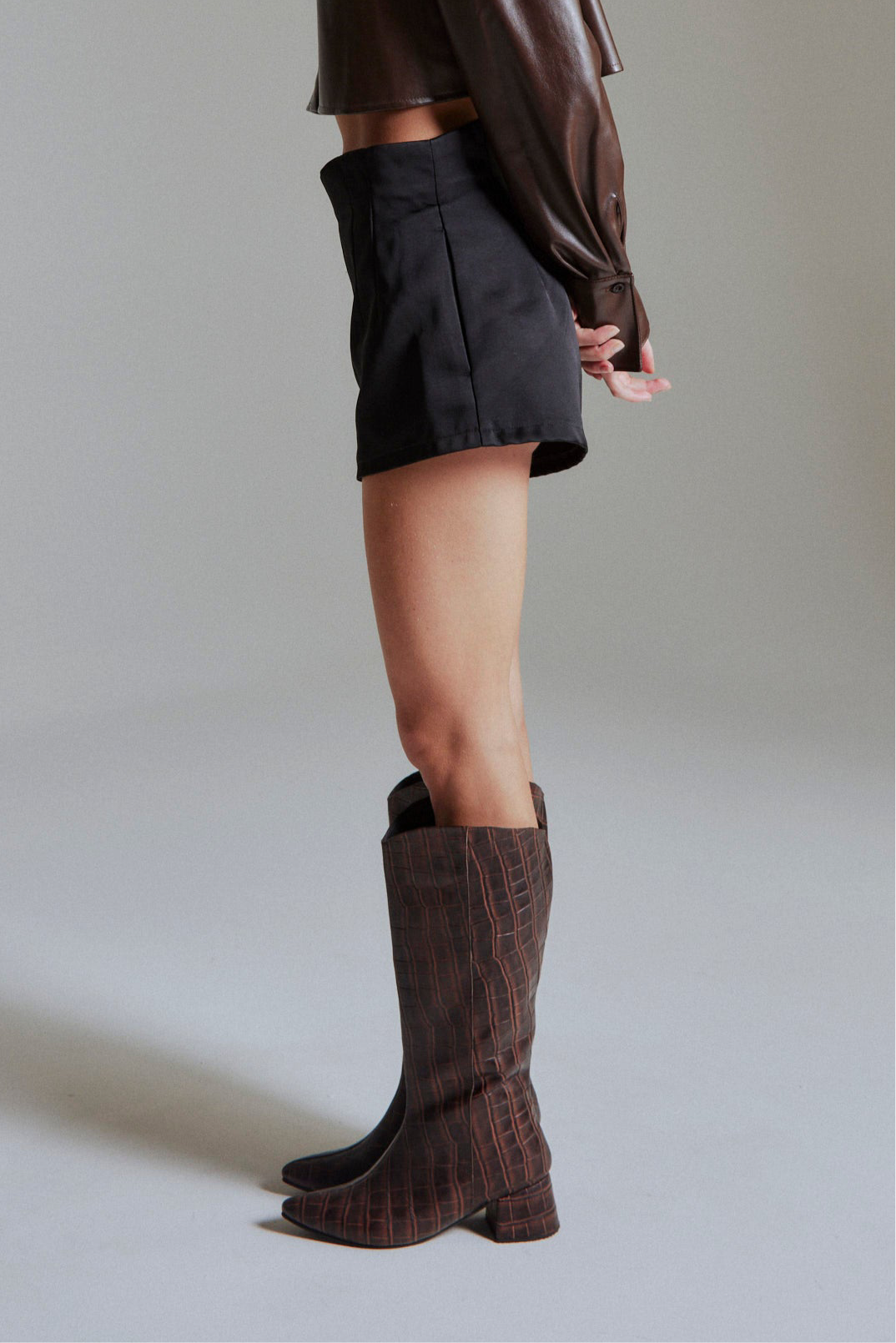 METIS CROCO BROWN