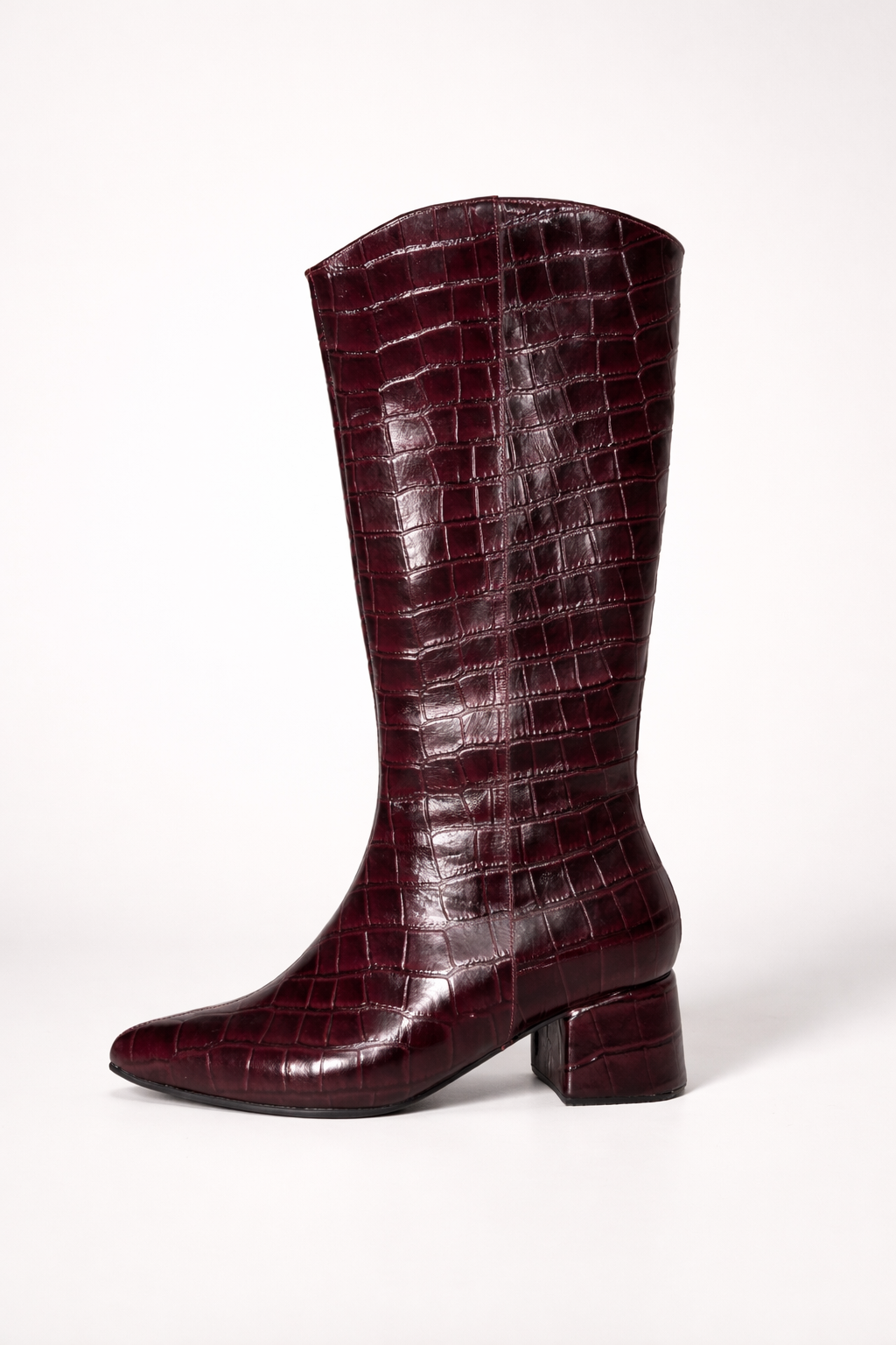 Metis Croco Burgundy