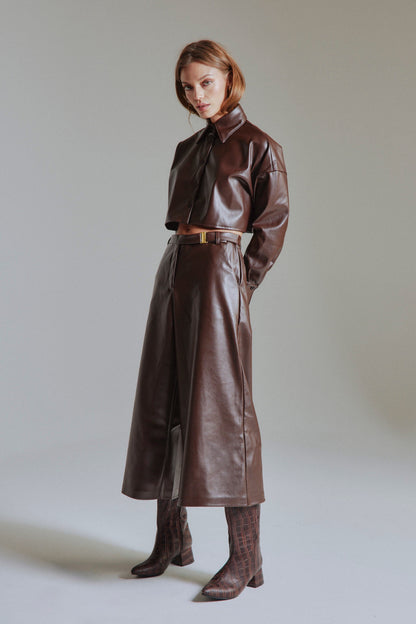 METIS CROCO BROWN