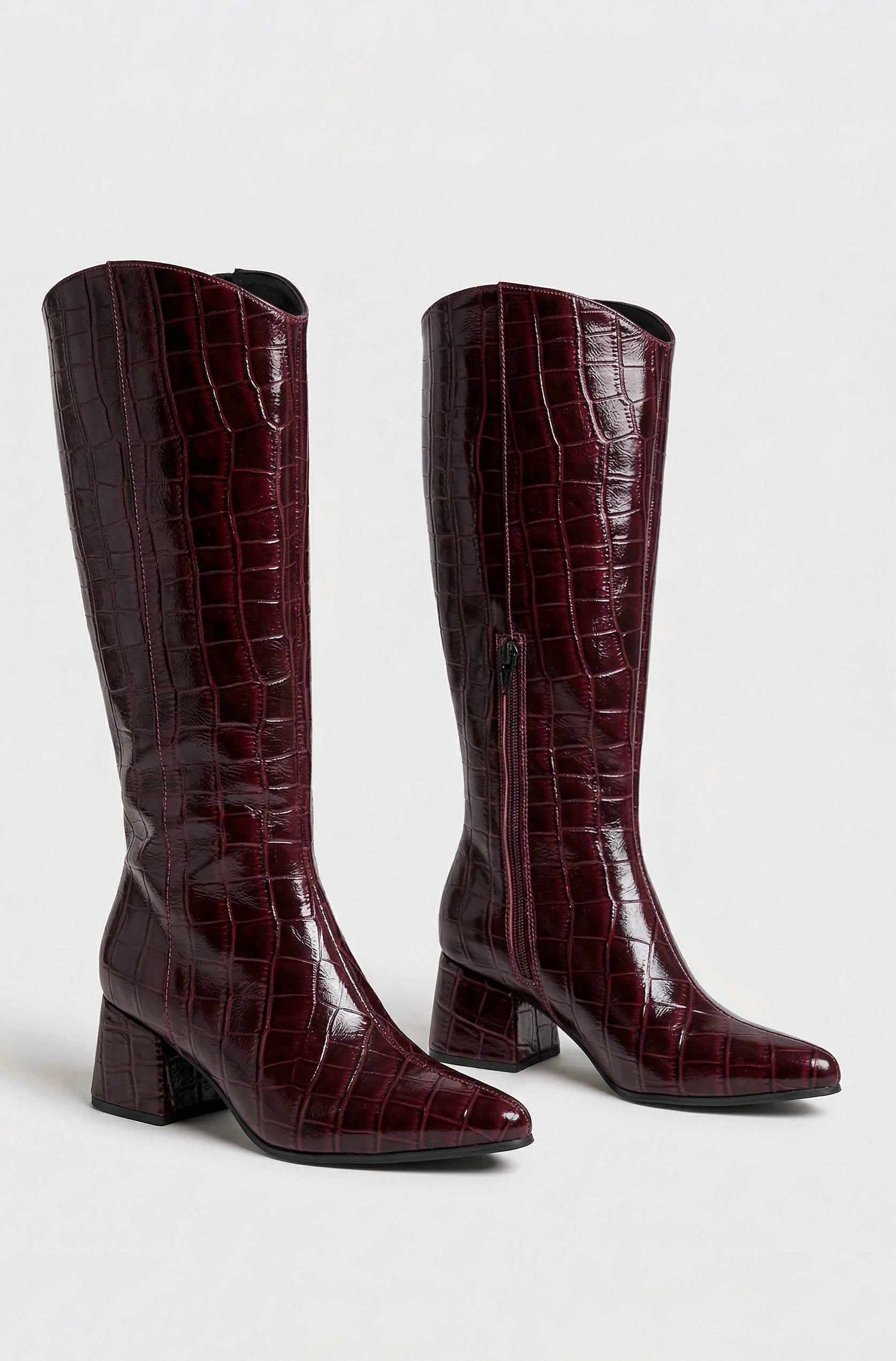 Metis Croco Burgundy