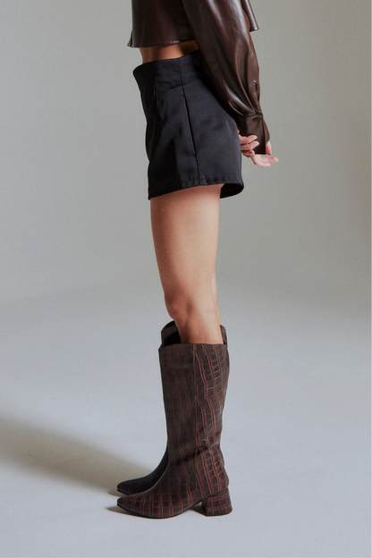 METIS CROCO BROWN