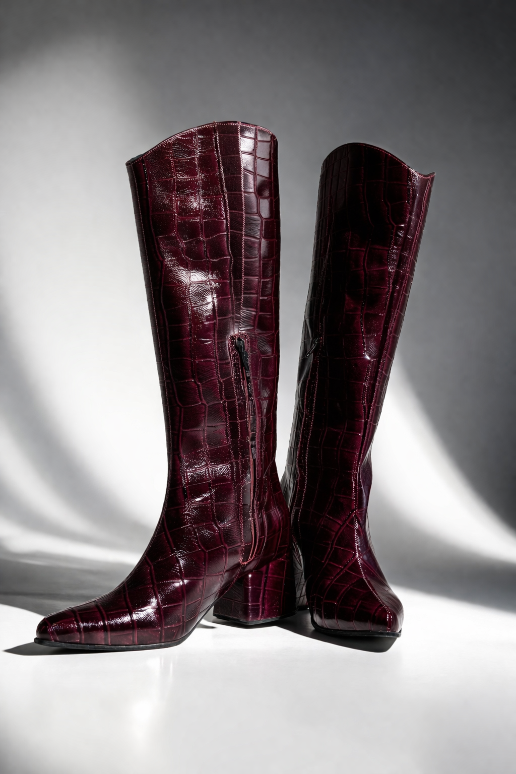 Metis Croco Burgundy